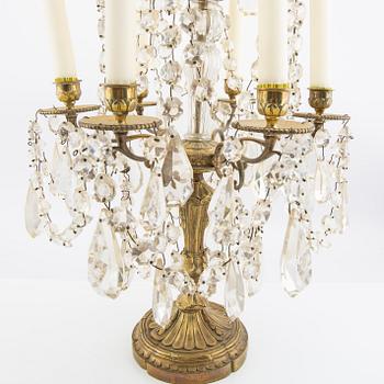 Pair of table lamps, Louis XV style, first half of the 20th century.