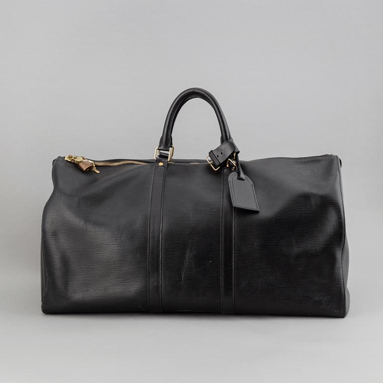 Louis Vuitton, a black Epi 'Keepall 55' weekend bag, 2004.