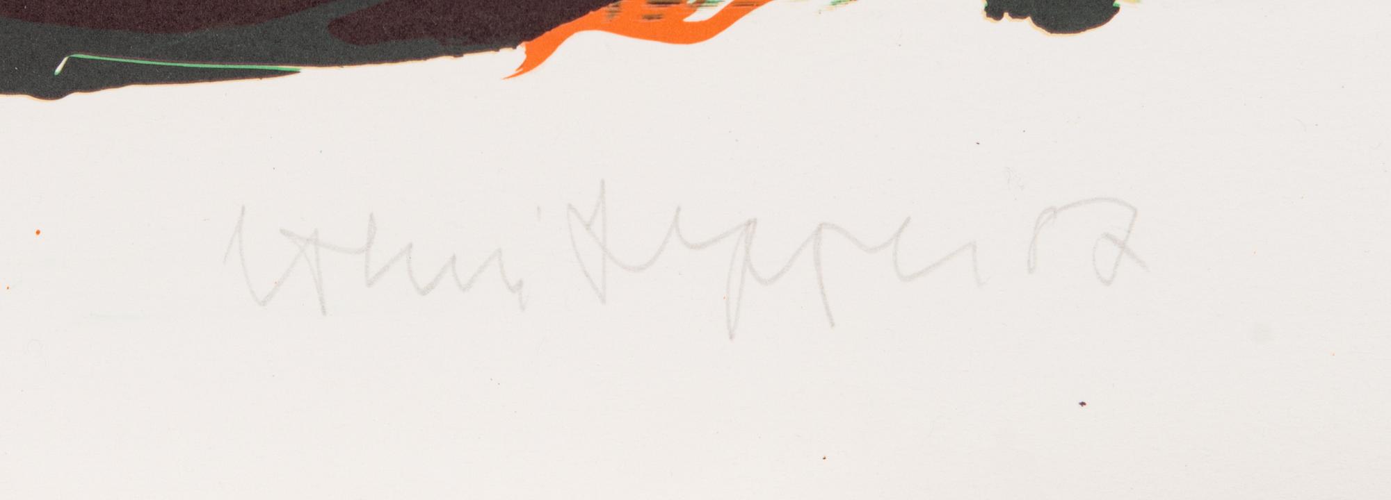 Harri Leppänen, lithograph, signed and dated -87, numbered 7/11 Tpl'a.