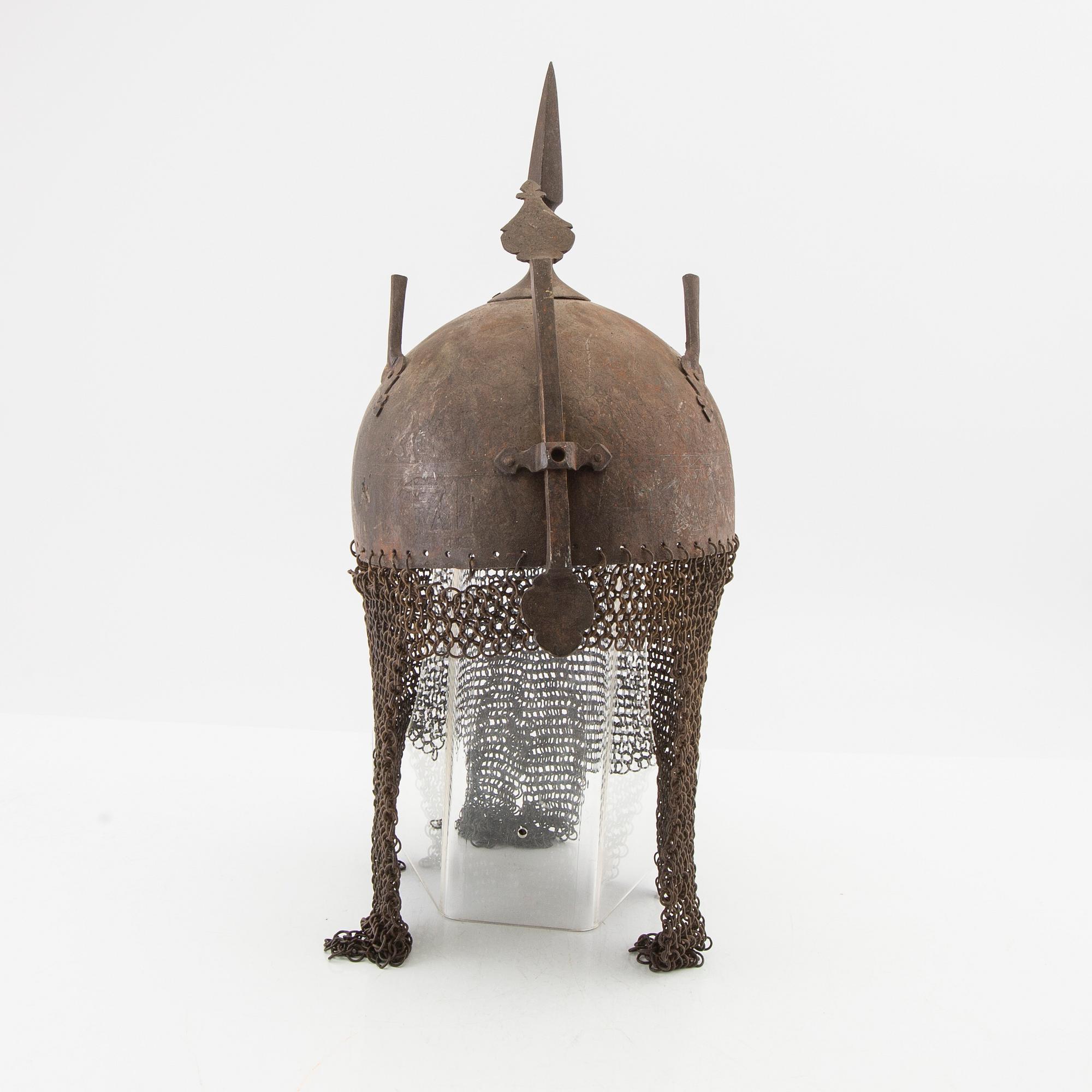 Helmet known as Khula Khud, Indo-Persia, 20th century.
