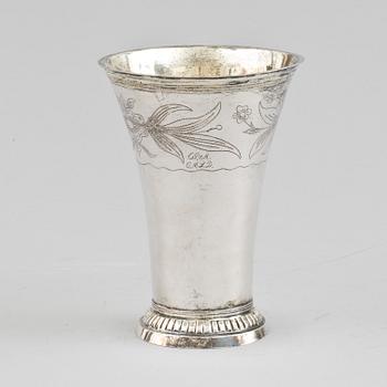 POKALVAS, silver. Johan Högstedt(1785-1819) Kalmar otydlig årsstämpel trol 1798. Ca 330g.