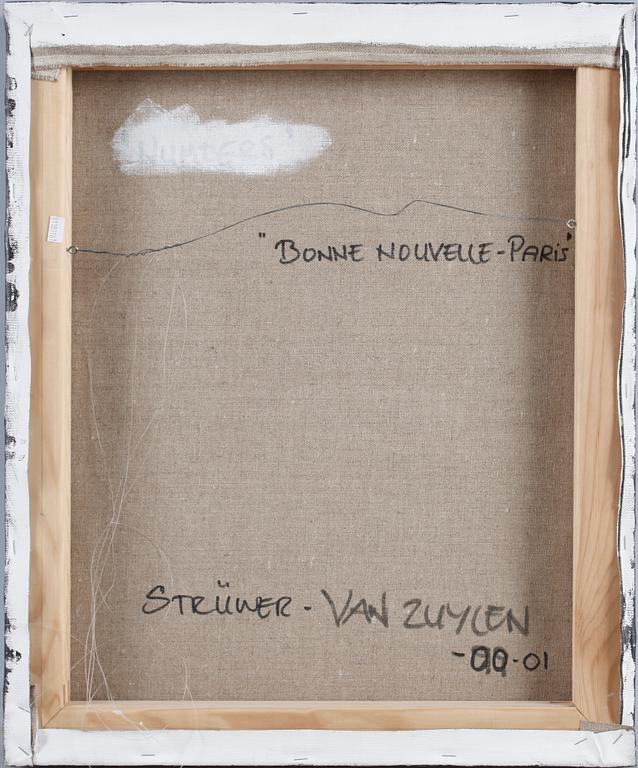 MARCEL STRÜWER, blandteknik och collage. Sign.