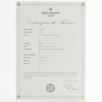 Patek Philippe, Calatrava, "Rose Gold 96", ca 1942.