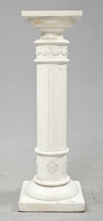 PIEDESTAL, gustaviansk stil, 1900-tal.