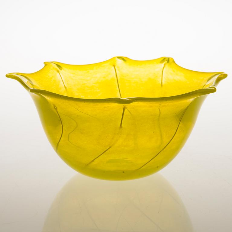 TIINA NORDSTRÖM, konstglas, "Sun ray", signerad Tiina Nordström Nuutajärvi 1996.