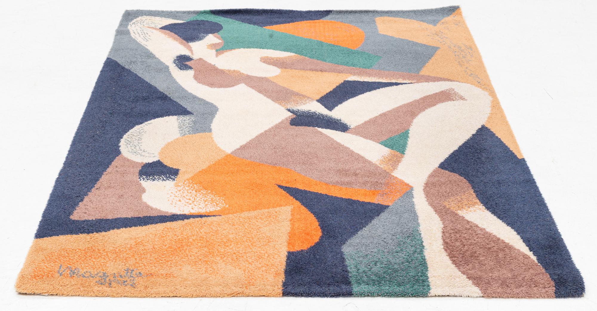 René Magritte, rug by Age art Denmark, late 20th century, ca 200 x 140 cm.