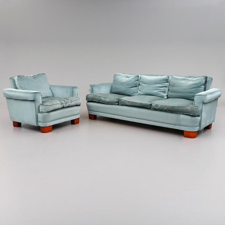 SOFFA OCH FÅTÖLJ, 1900-talets andra hälft.