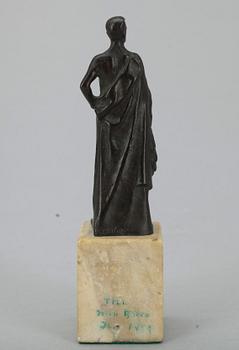 ALFRED OHLSON (SVERIGE), skulptur, patinerad brons, sign.
