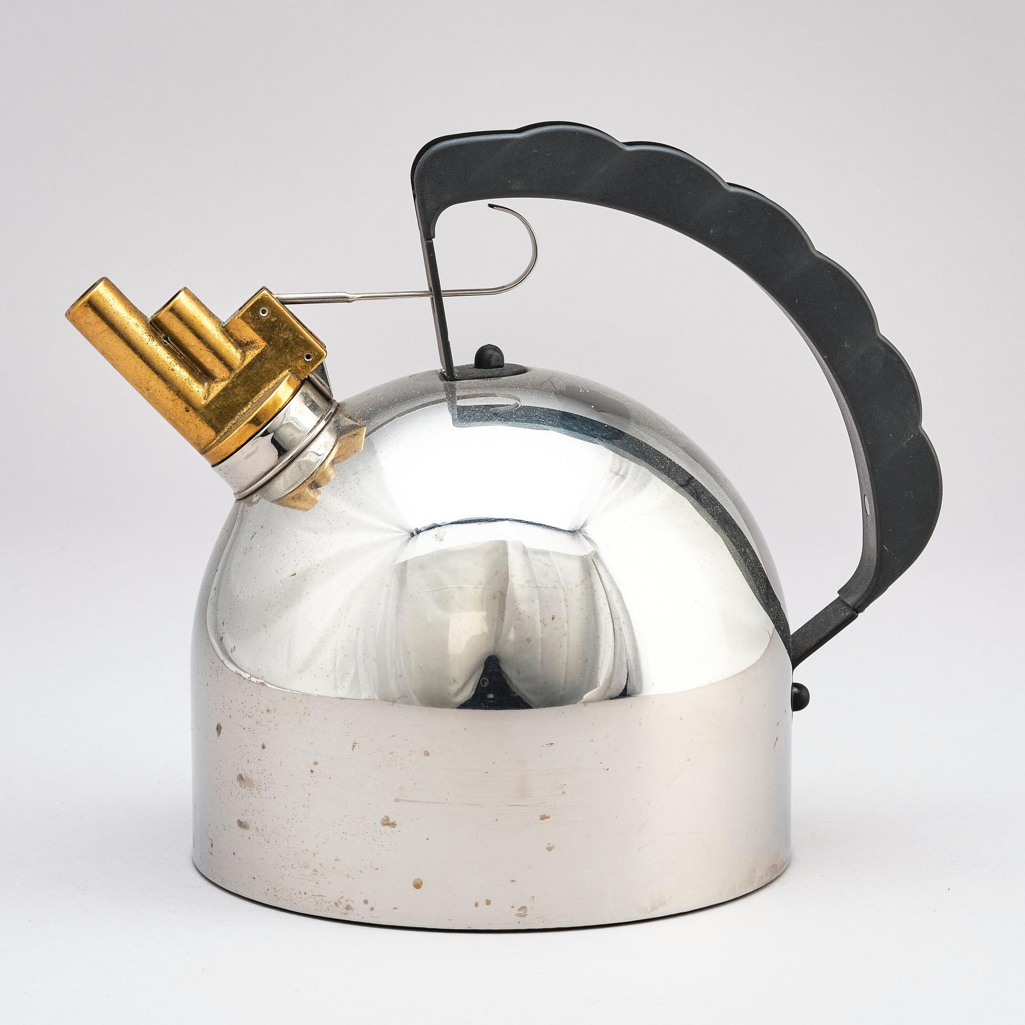 Richard Sapper, & Carsten Jörgensen, a water- and tea boiler, Alessi and Bodum, late 20th century.