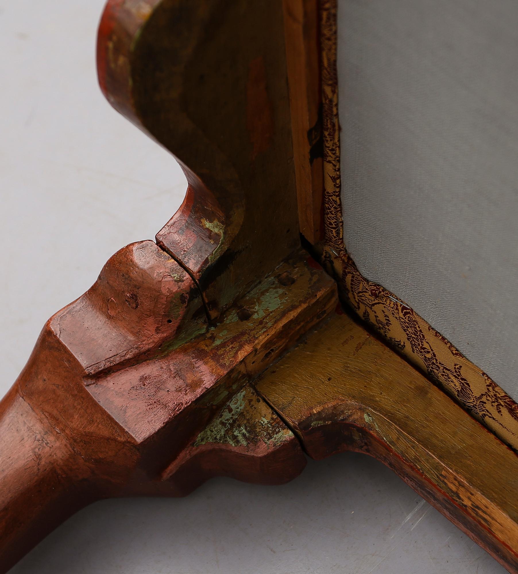 STOLAR, 2 st, senbarock samt senbarockstil, 1700-/1900-tal.