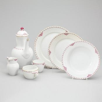 MATSERVIS, 29 delar, porslin, Royal Copenhagen, 1900-tal.