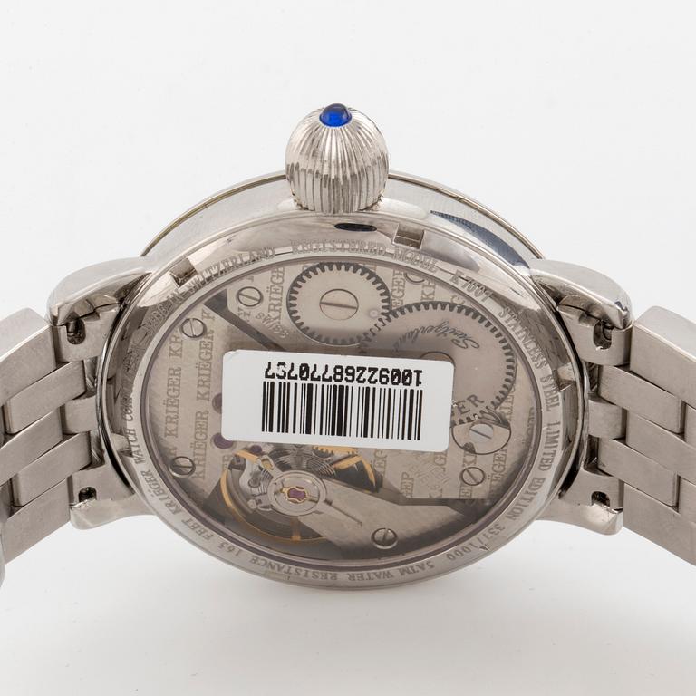 KRIEGER, Gigantium, Limited Edition, wristwatch, 43 mm.