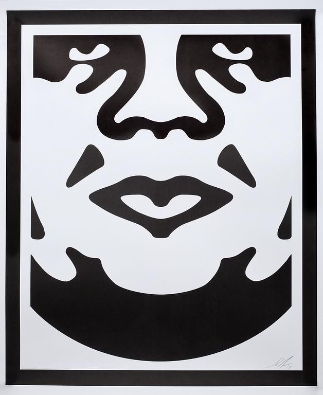 SHEPARD "OBEY" FAIREY, 3 st, grafiska blad, signerade och daterade -14.