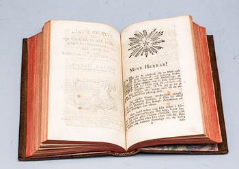 BOKVERK, 3 vol. "Sw: Wet: Academ: Intredes-Tal",1745-1768. Tyckt hos Lars Salvius, Stockholm.