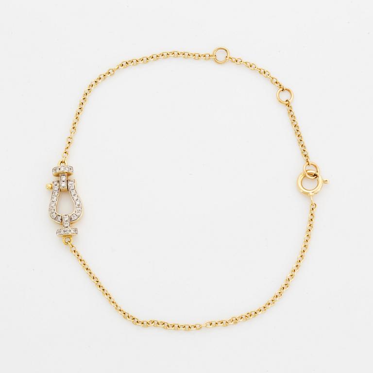 Armband med briljantslipade diamanter.