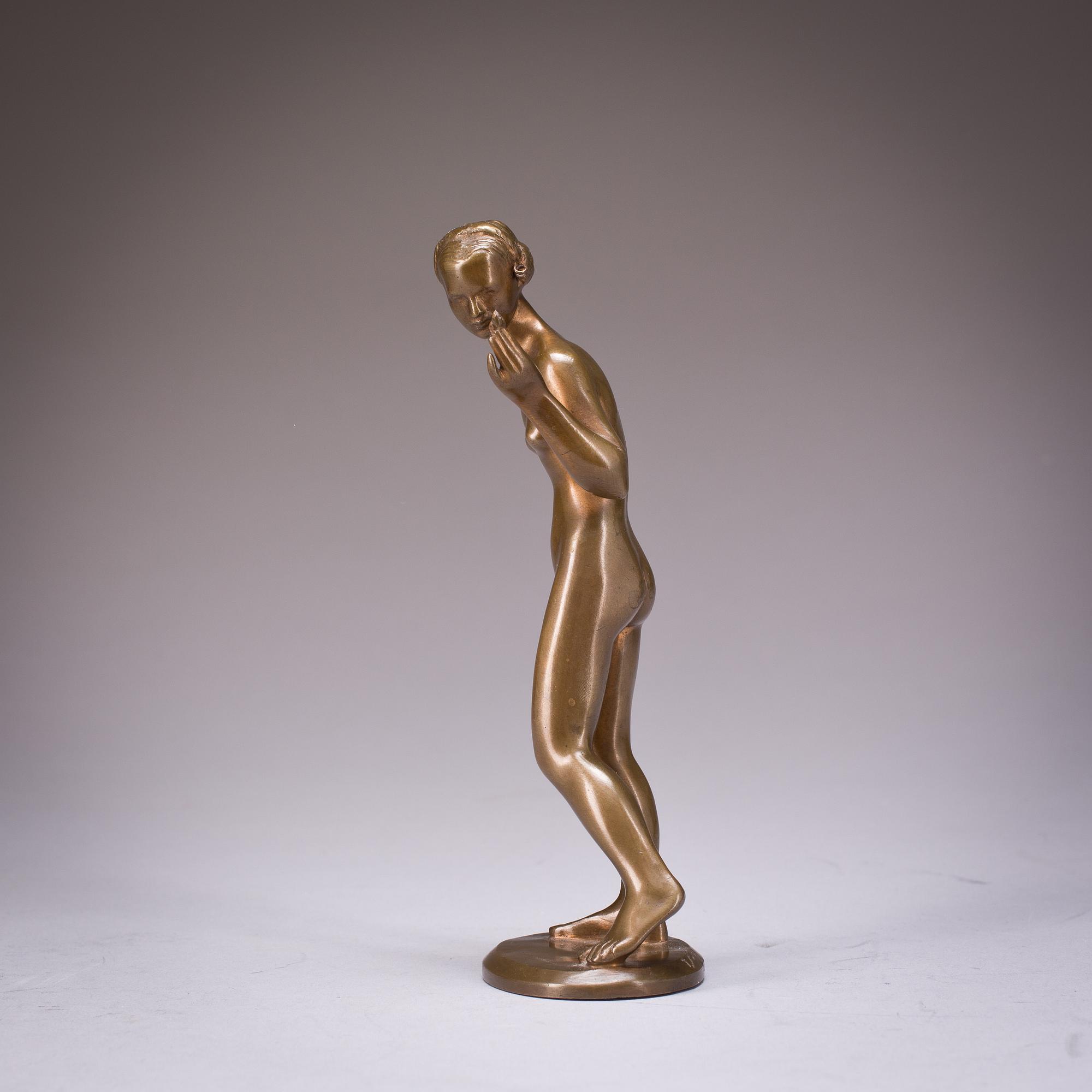 TORE STRINDBERG, skulptur, brons, signerad och daterad -19.