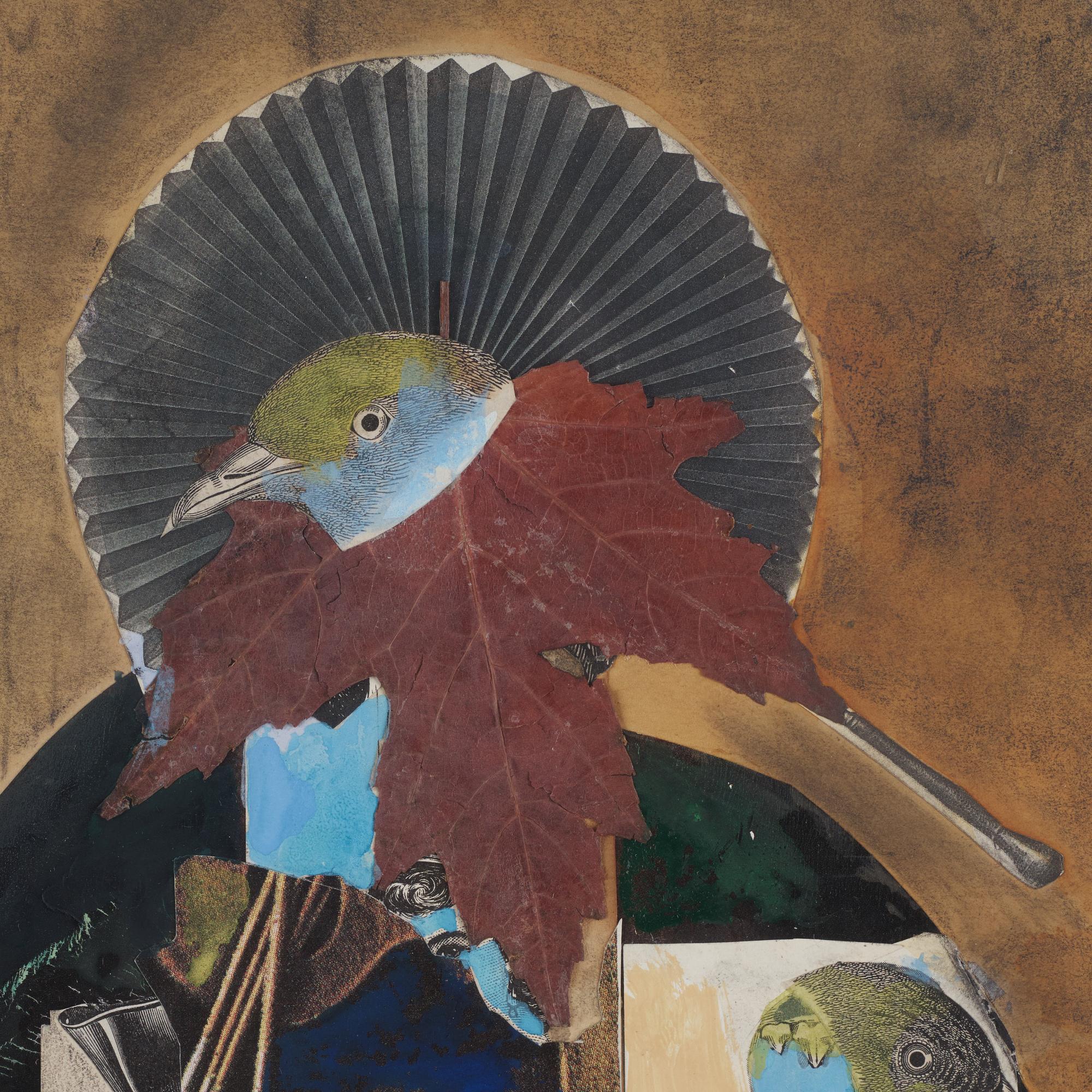 ENDRE NEMES, collage, tempera och blyerts. Utförd 1979-80.