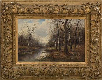 KARL KAUFMANN, oil on canvas. Signed B.Lambert.