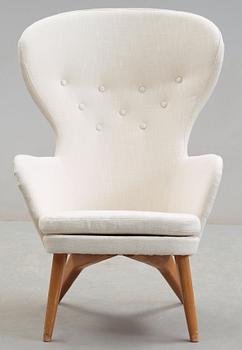 A Carl-Gustav Hiort af Ornäs easy chair, made in Finland, 1950's.
