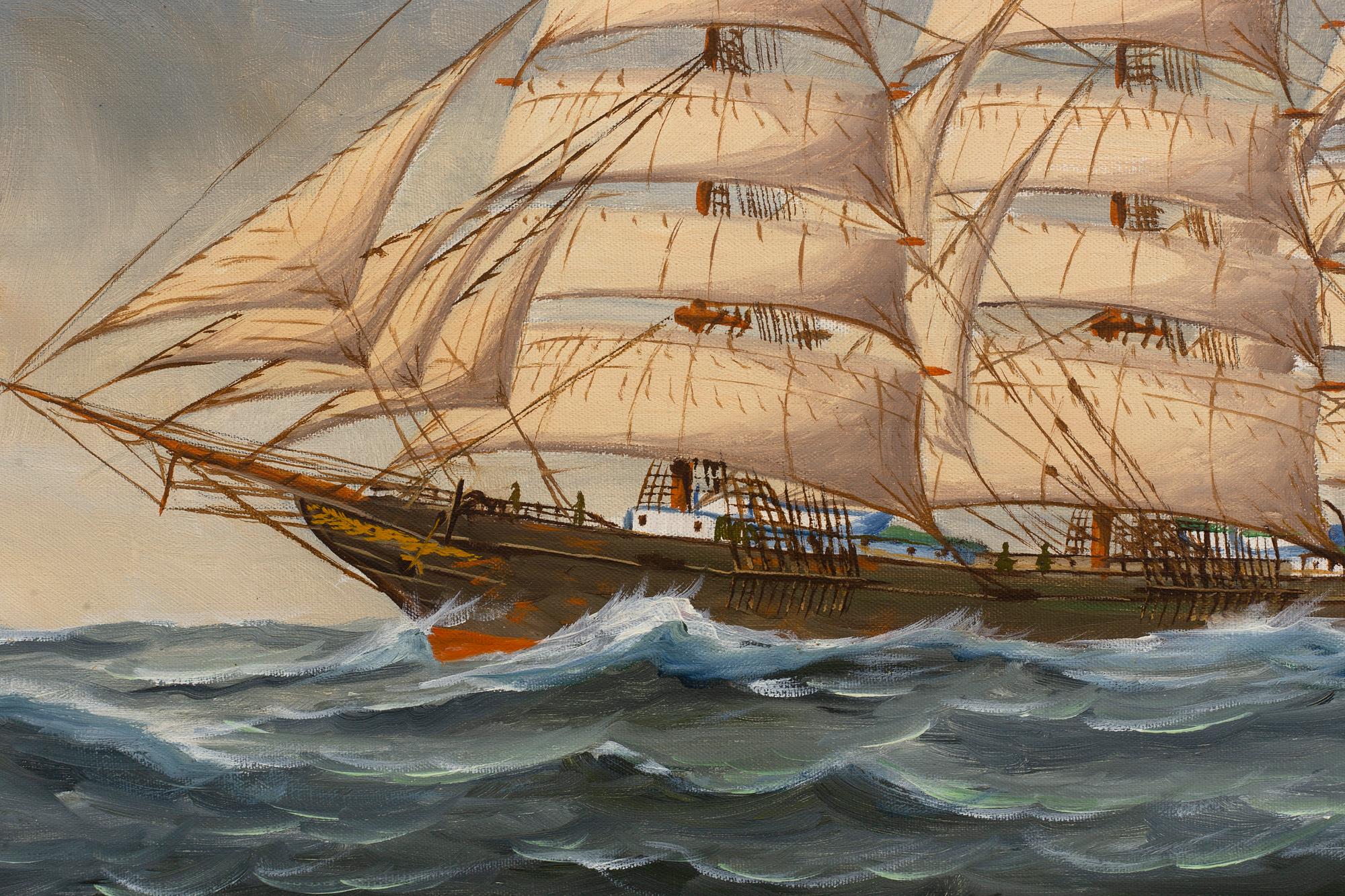 Hubert Lindström, oil on canvas.