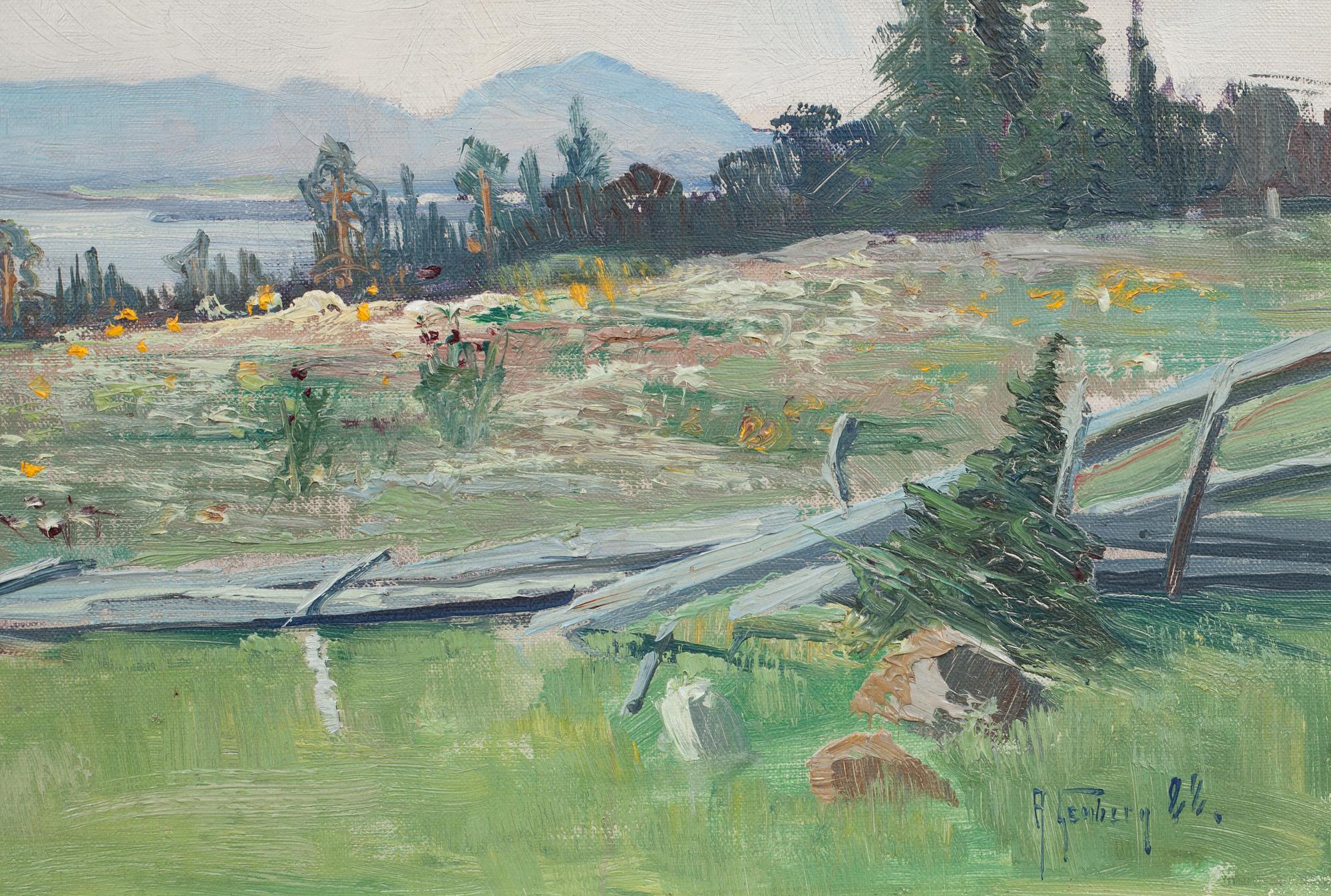 ANTON GENBERG, olja på duk, signerad och daterad 88.