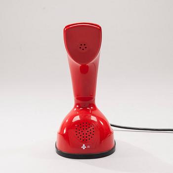 TELEFON, Cobra"/"Ericofon", design Hugo Blomberg, Ralph Lysell och Gösta Thames, LM Ericsson. 1900-talets mitt.