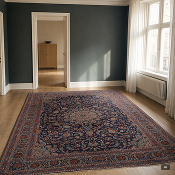 An oriental carpet, c. 390 x 295 cm.