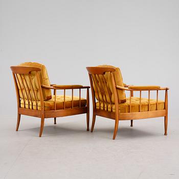FÅTÖLJER ett par. "Skrindan", Kerstin Hörlin-Holmqvist, OPE, 1960-tal.