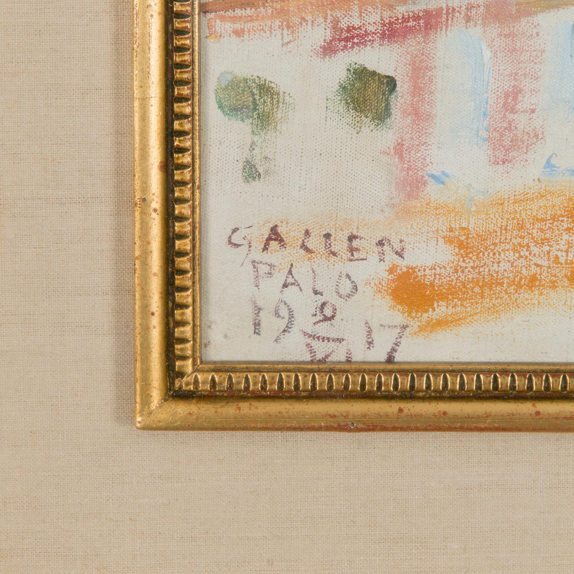 AKSELI GALLEN-KALLELA, VY FRÅN TERRASSEN.