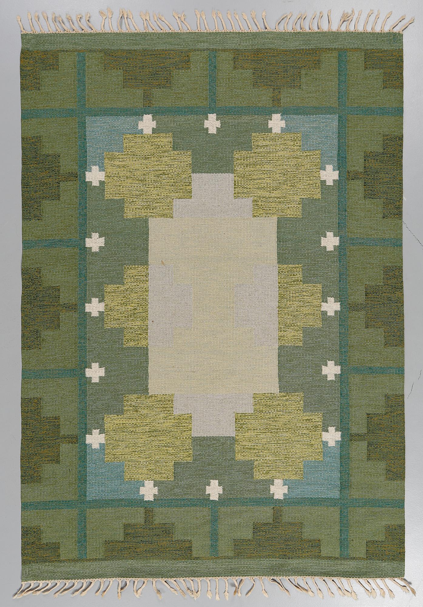 MATTA, rölakan, Ingegerd Silow, monogramsignerad, 1900-talets andra hälft, 230x160 cm.