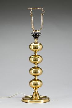 BORDSLAMPA, 1900-talets andra hälft.