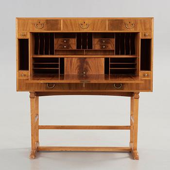 Josef Frank, a mahogany secretaire, model 1036, Svenskt Tenn Sweden, probably 1940-50's.