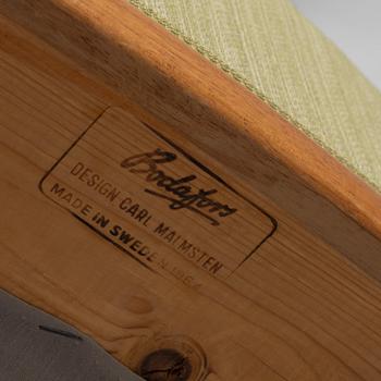 Carl Malmsten, a 'Vår Fru' lounge chair from Bodafors, Sweden, 1960's.