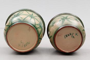 YTTERFODER, 2 st, fajans, Bo fajans, 1900-talets mitt.