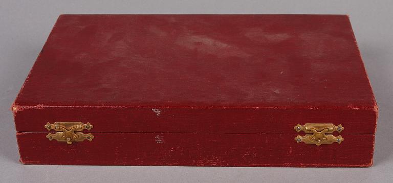 SÅSSLEVAR, silver, modell "Rosen", C G Hallberg, 1911.