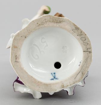 A late 19th cent Meissen porcelain figurine.