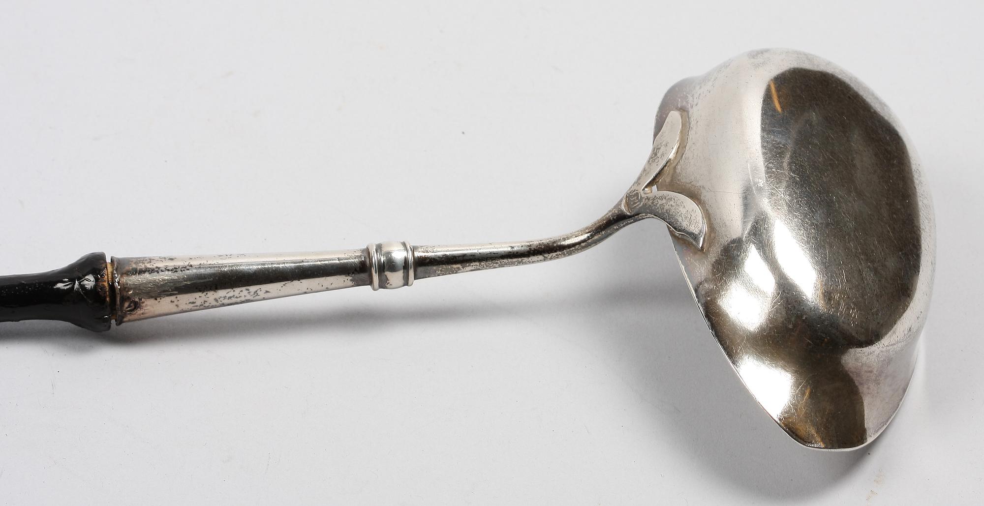 SOPPSLEV, silver, troligen Anders Lundqvist, Stockholm 1833.