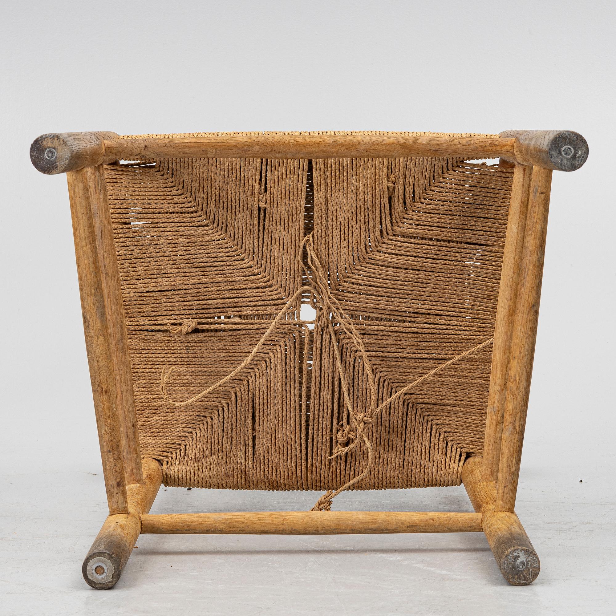 Børge Mogensen, Stolar 4 st, modell J39. Fredericia möbelfabrik, Danmark.