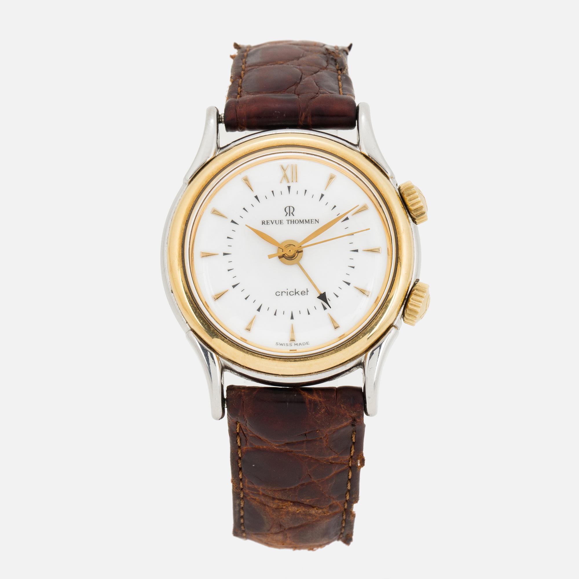 REVUE THOMMEN, wristwatch, Cricket, 35 mm.