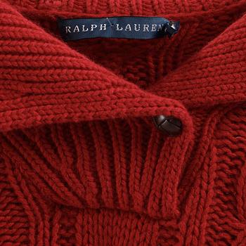 Two knitted sweaters by ralph lauren.