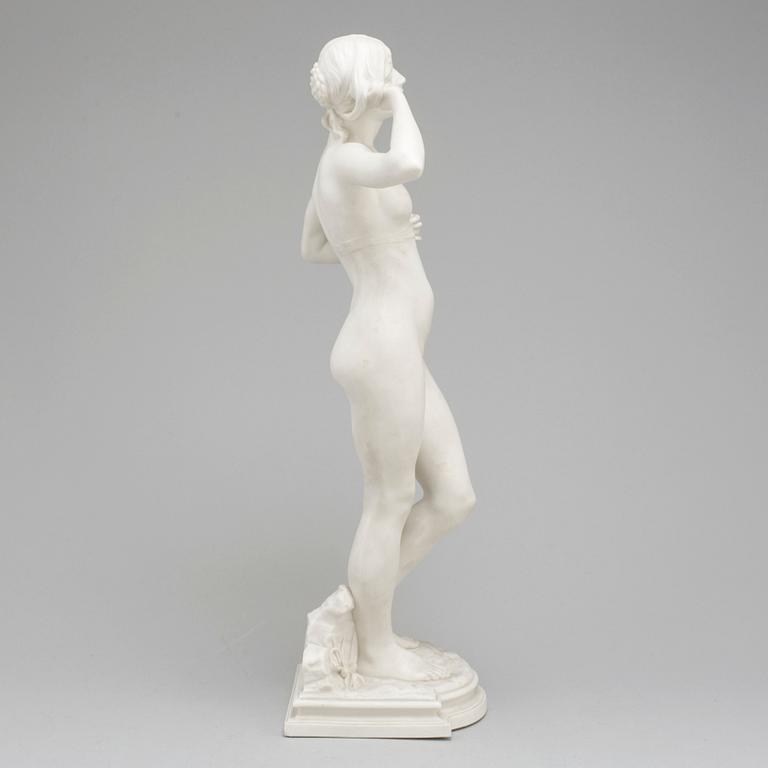 PER HASSELBERG, after. A porcelain skulpture from Gustafsberg, 1900.