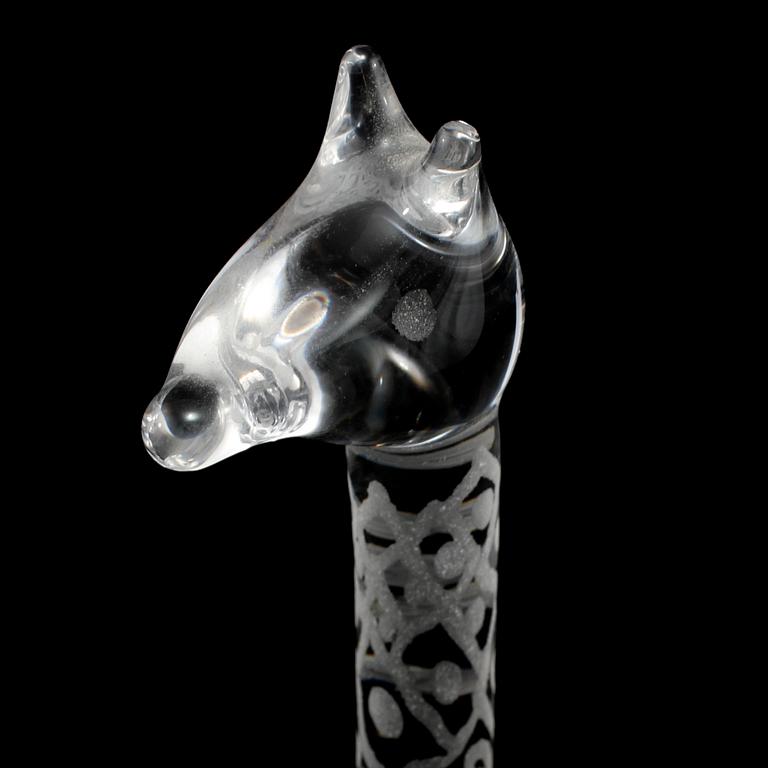 FIGURIN, glas, Vicke Lindstrand, Kosta, 1900-talets andra hälft.