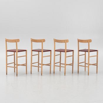 Jasper Morrison, bar stools, 4 pcs, "Lightwood", Maruni Collection, Japan.