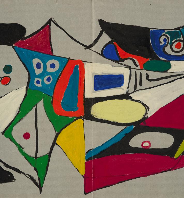 Olivier Herdies, "Peinture Mural I".