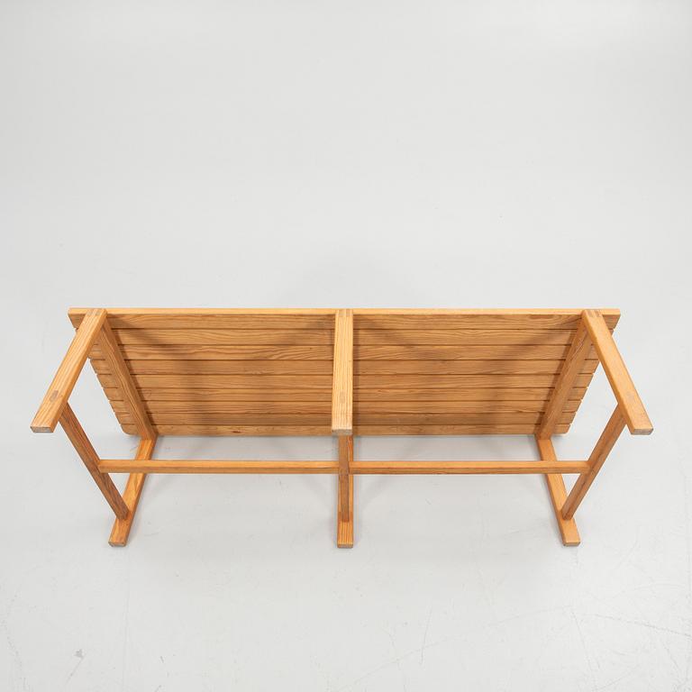 Bench, pine, 1970s.