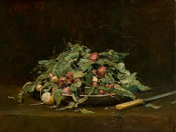 Unknown artist, 19th century, Still Life with Vegetables.
