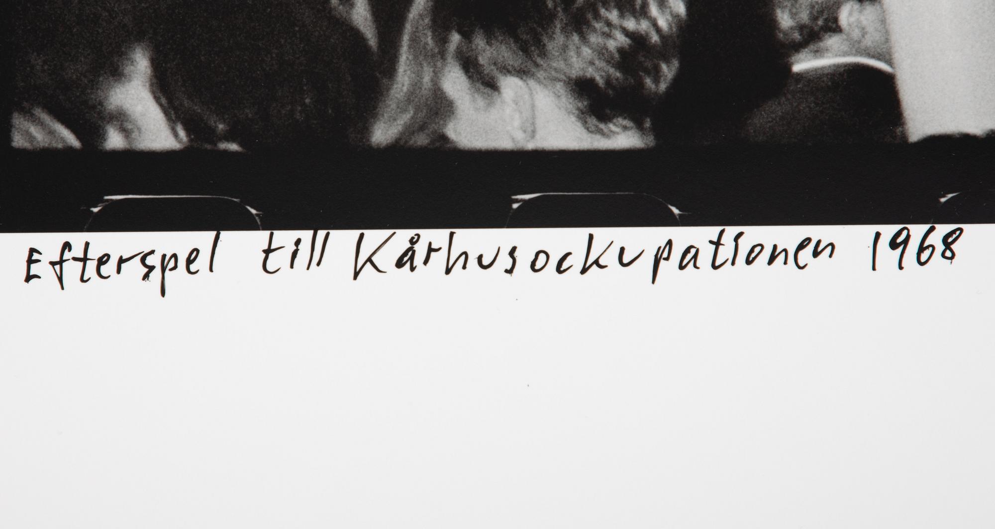 Carl Johan De Geer, "Efterspel till Kårhusockupationen 1968".