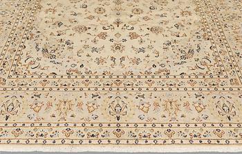 A Keshan carpet, c. 343 x 246 cm.