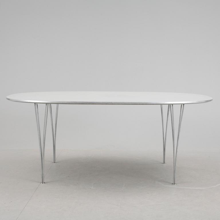 MATBORD, "Superellips", Bruno Mathsson och Piet Hein för Fritz Hansen. 1900-talets andra hälft.