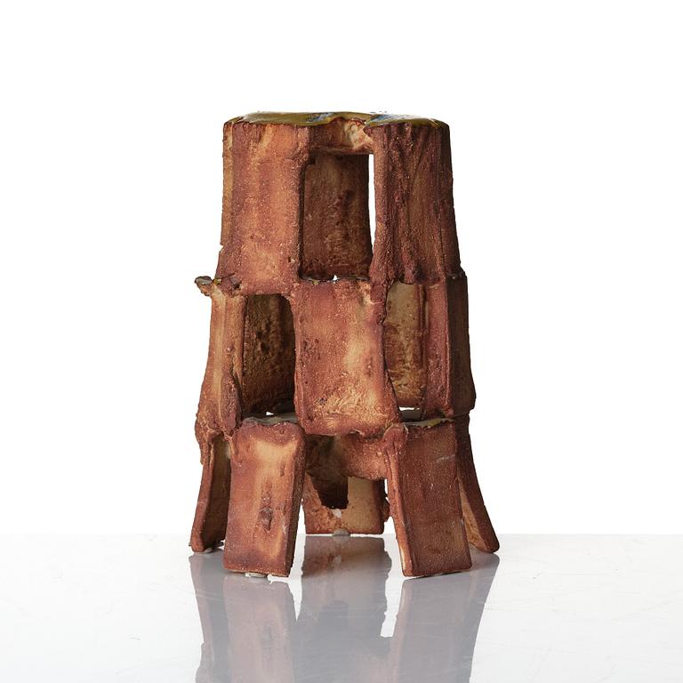 Anders Bruno Liljefors, A sand cast stoneware sculpture, Gustavsberg studio, Sweden probably 1950s.
